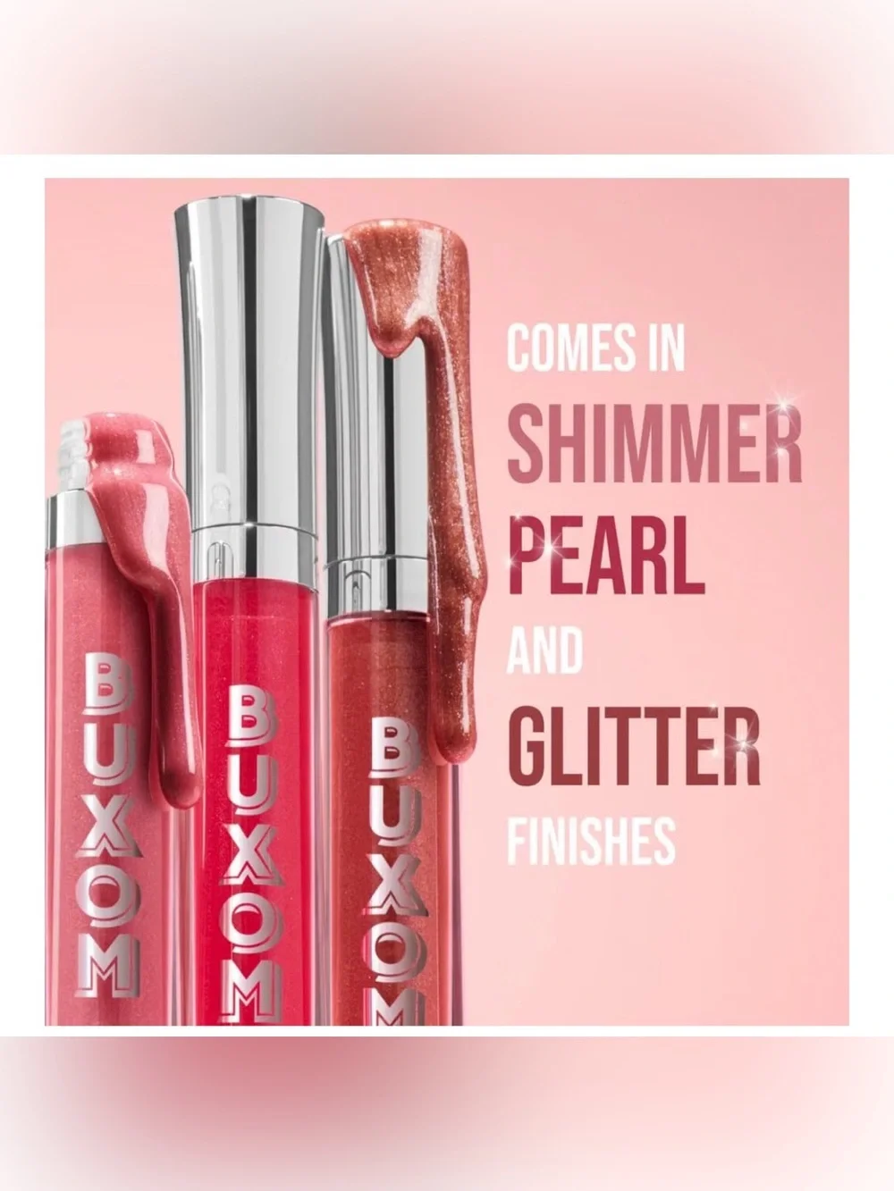 NIB Buxom Full-On Plumping Lip Polish Gloss in Sugar
